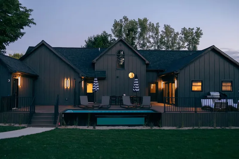 Modern Michigan Estate with Heated Container Pool & 20 Private Acres – Near Silver Lake Dunes - Photo 1