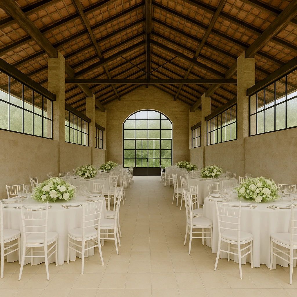 Estate event space and celebration setting