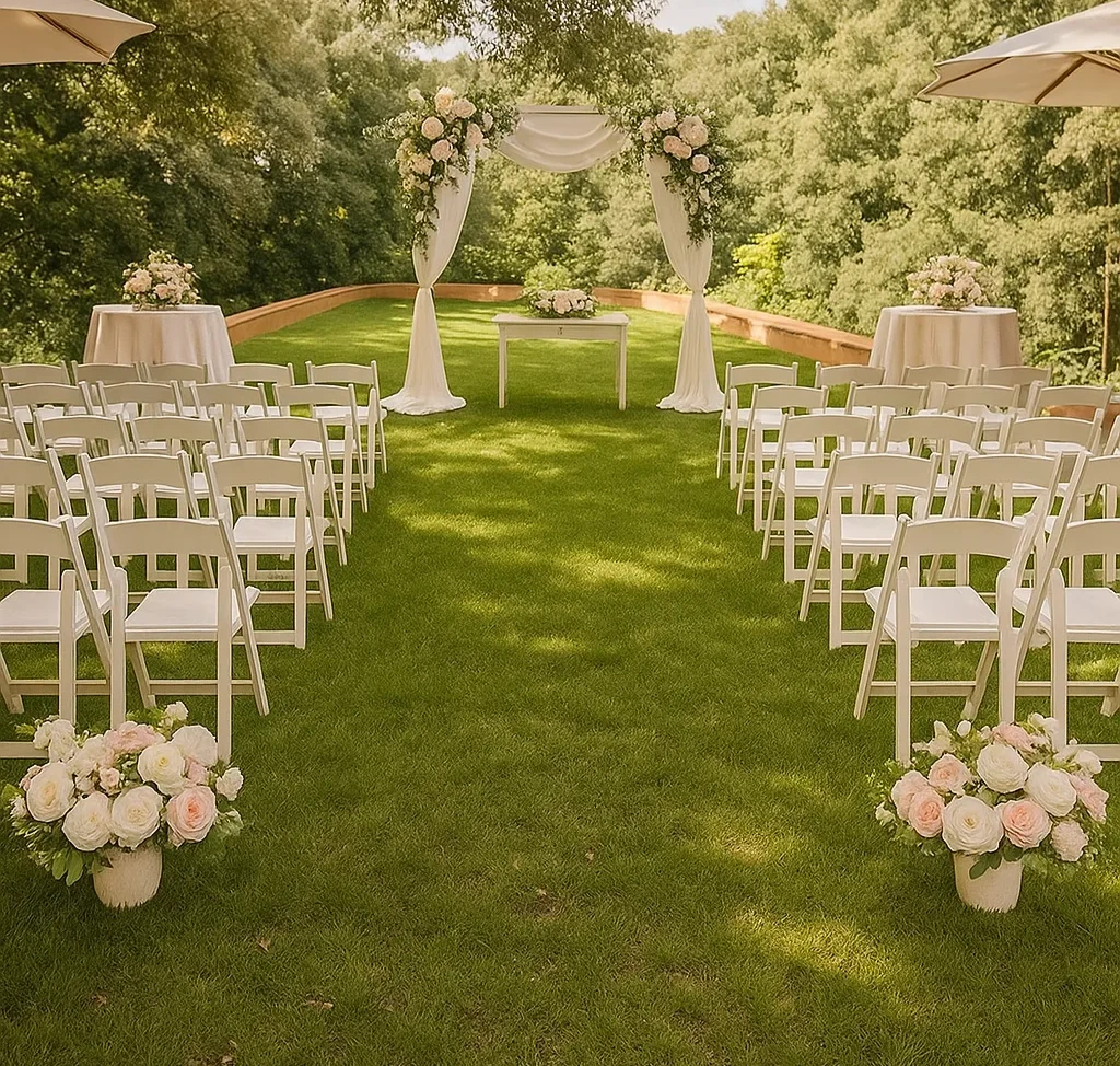 Estate ceremony and reception space