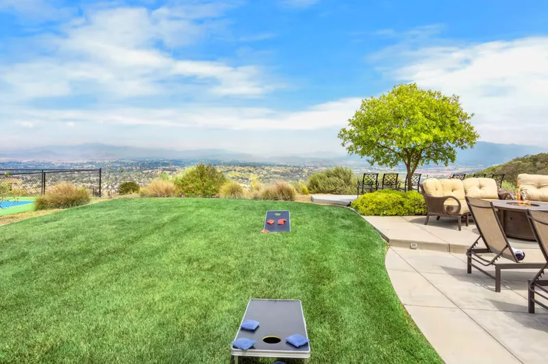 Event space at Temecula Hills Estate with Pool, Pickleball Court & Guest House