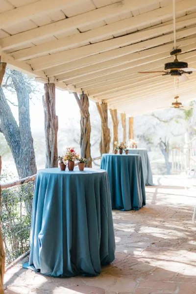 Event space at Riverfront Dallas Wedding Ranch with Hilltop Views