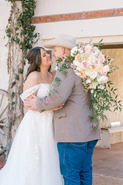 Event space at Riverfront Dallas Wedding Ranch with Hilltop Views