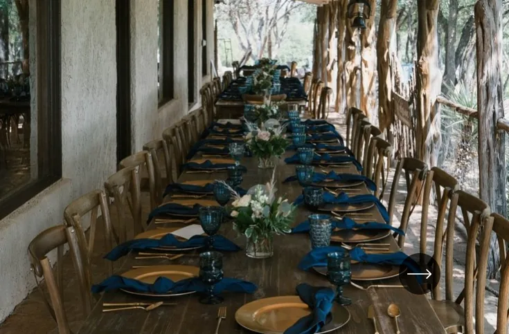 Event space at Riverfront Dallas Wedding Ranch with Hilltop Views