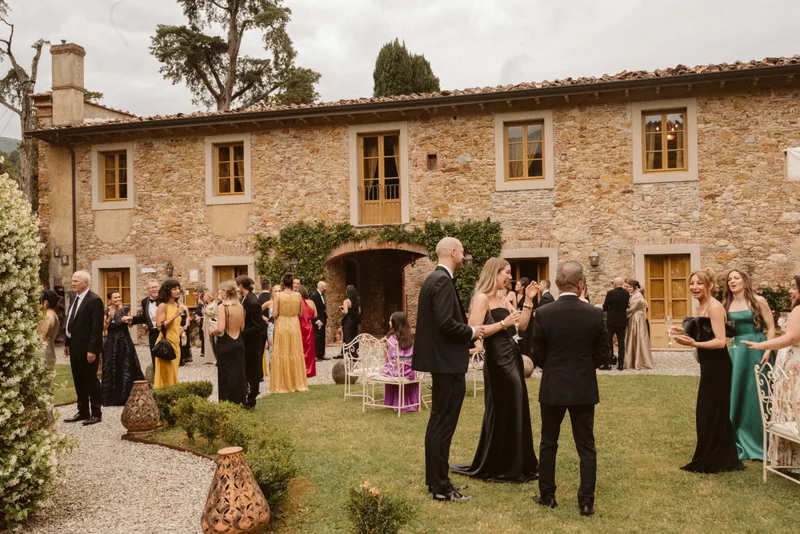 Event space at Tuscan 4-Villa Collection with Poolside Gardens & Historic Charm – Near Lucca, Italy