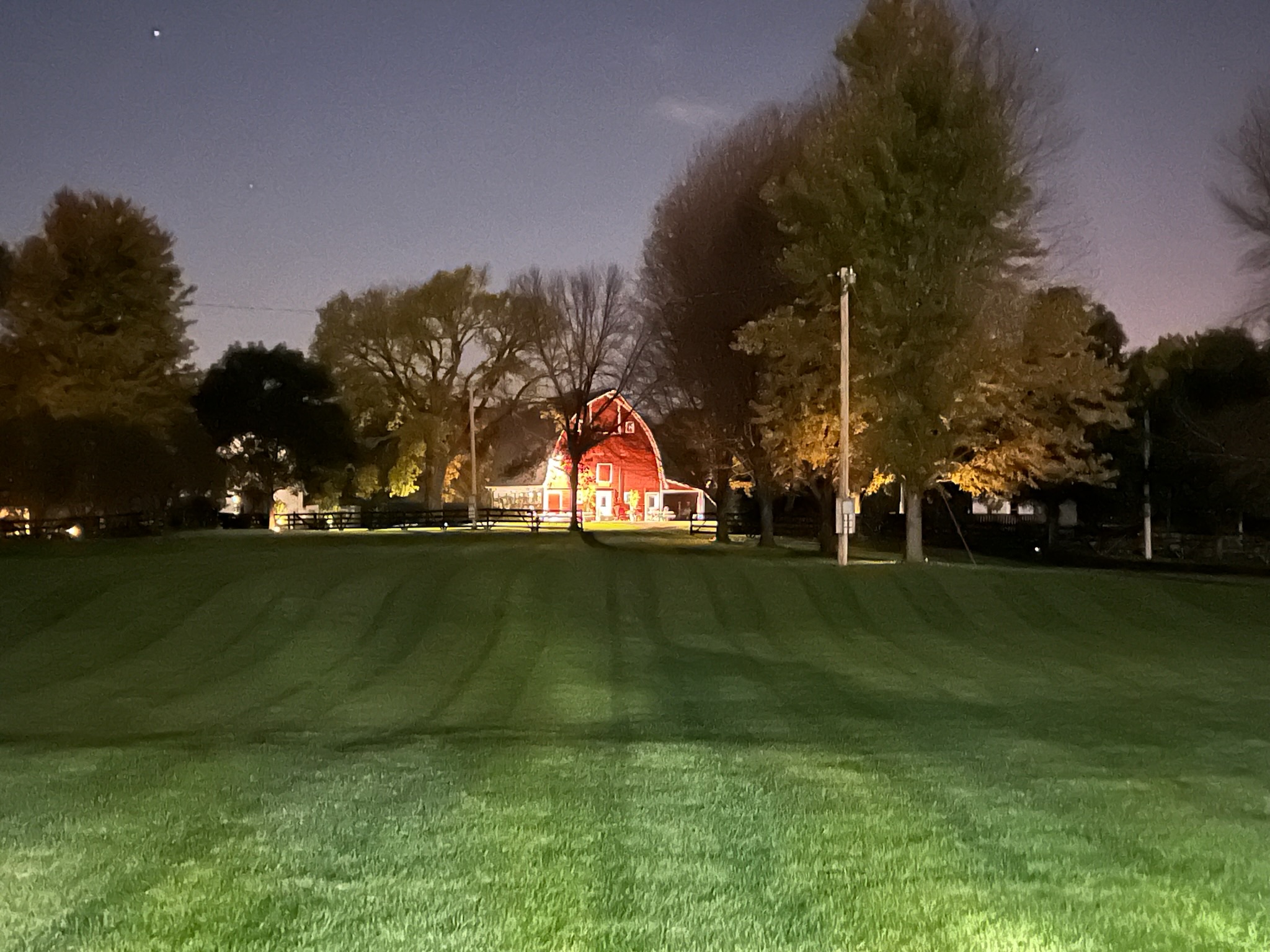 Event space at Scenic Iowa Estate with Historic Barn & 45-Acre Wedding Weekend Retreat