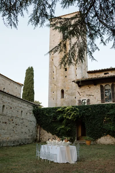 Event space at Tuscan Castle Wedding Estate – Heart of Chianti Wine Country