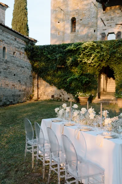 Event space at Tuscan Castle Wedding Estate – Heart of Chianti Wine Country