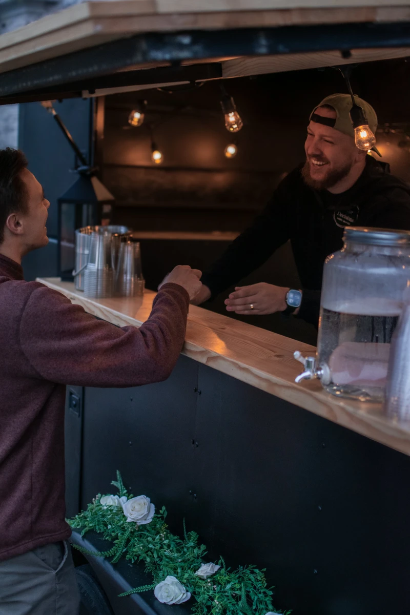 Pour Decisions Bar Co. wedding photo